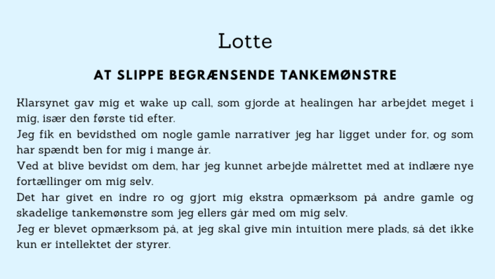 lotte udtalelse